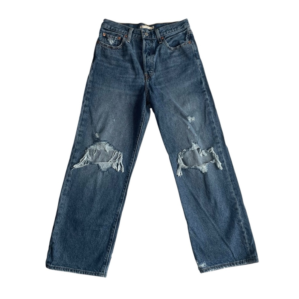 Levi's Premium Ribcage Straight Ankle Jeans W29 L27 High Rise